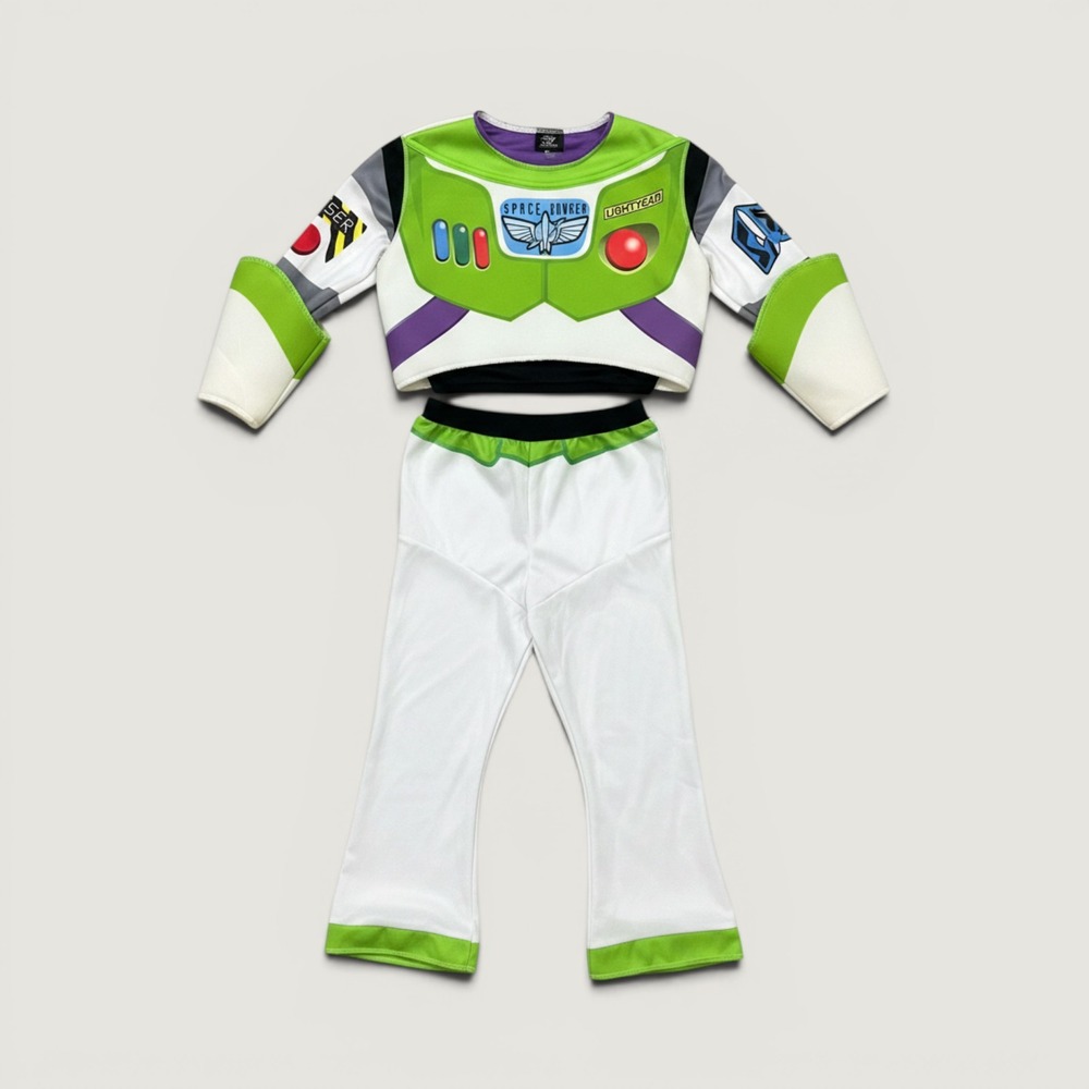 Toy Story 4 Buzz Lightyear Costume Jumpsuit Boys XS 3T-4T Disguise Halloween